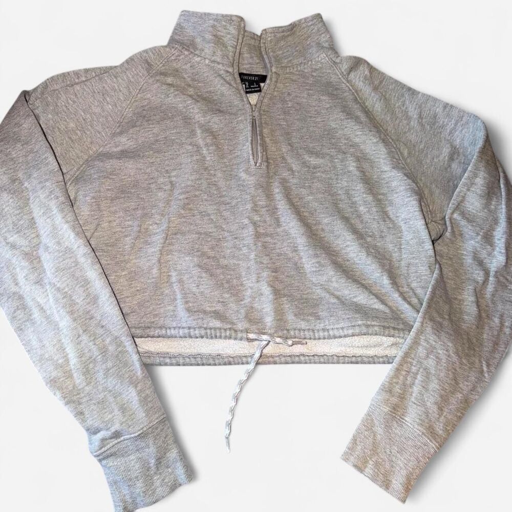 Forever-21 Women's Grey Sweatshirt